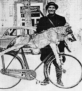 Eufranio Chiaretti ed il lupo morto (1965 .ca) 